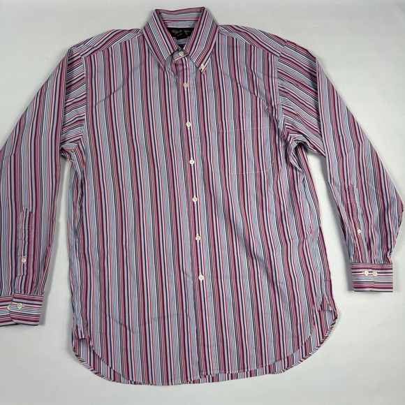 Brooks Brothers Other - Brooks Brothers Country Club Shirt Men Medium Egyptian Cotton Stripe Made USA